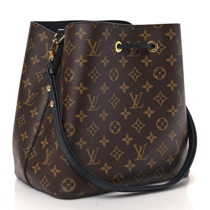 Louis Vuitton Monogram Neonoe MM Black 3 of 8