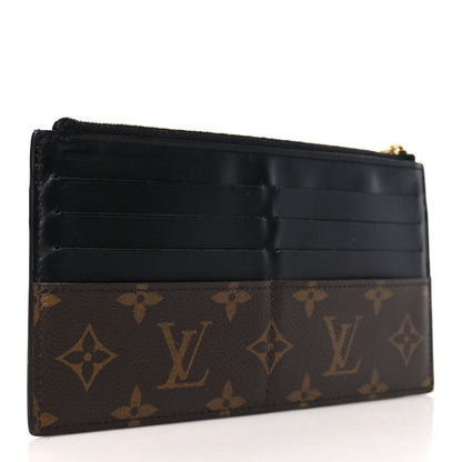Louis Vuitton Monogram Slim Purse Black 3 of 6