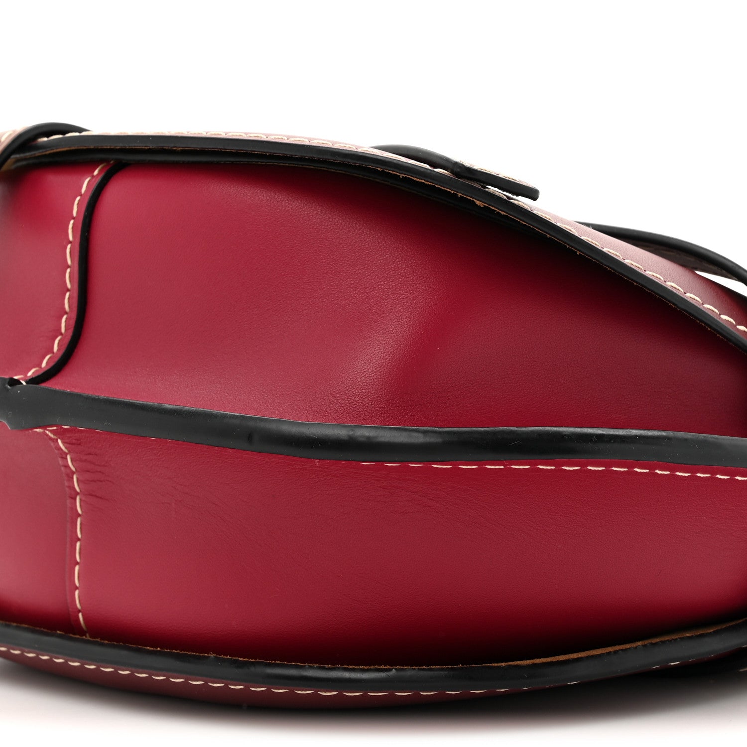 Loewe Calfskin Small Gate Crossbody Bag Garnet Pomodoro 9 of 14