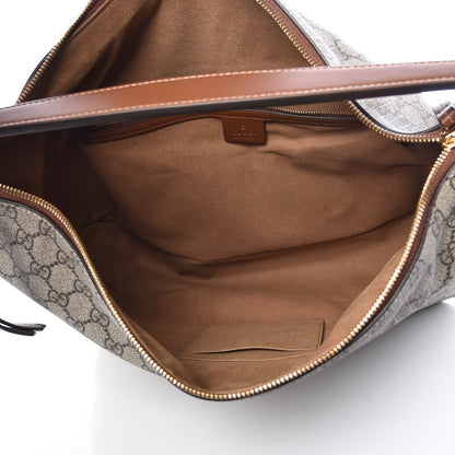 Gucci GG Supreme Monogram Large Linea A Hobo Light Brown 6 of 11