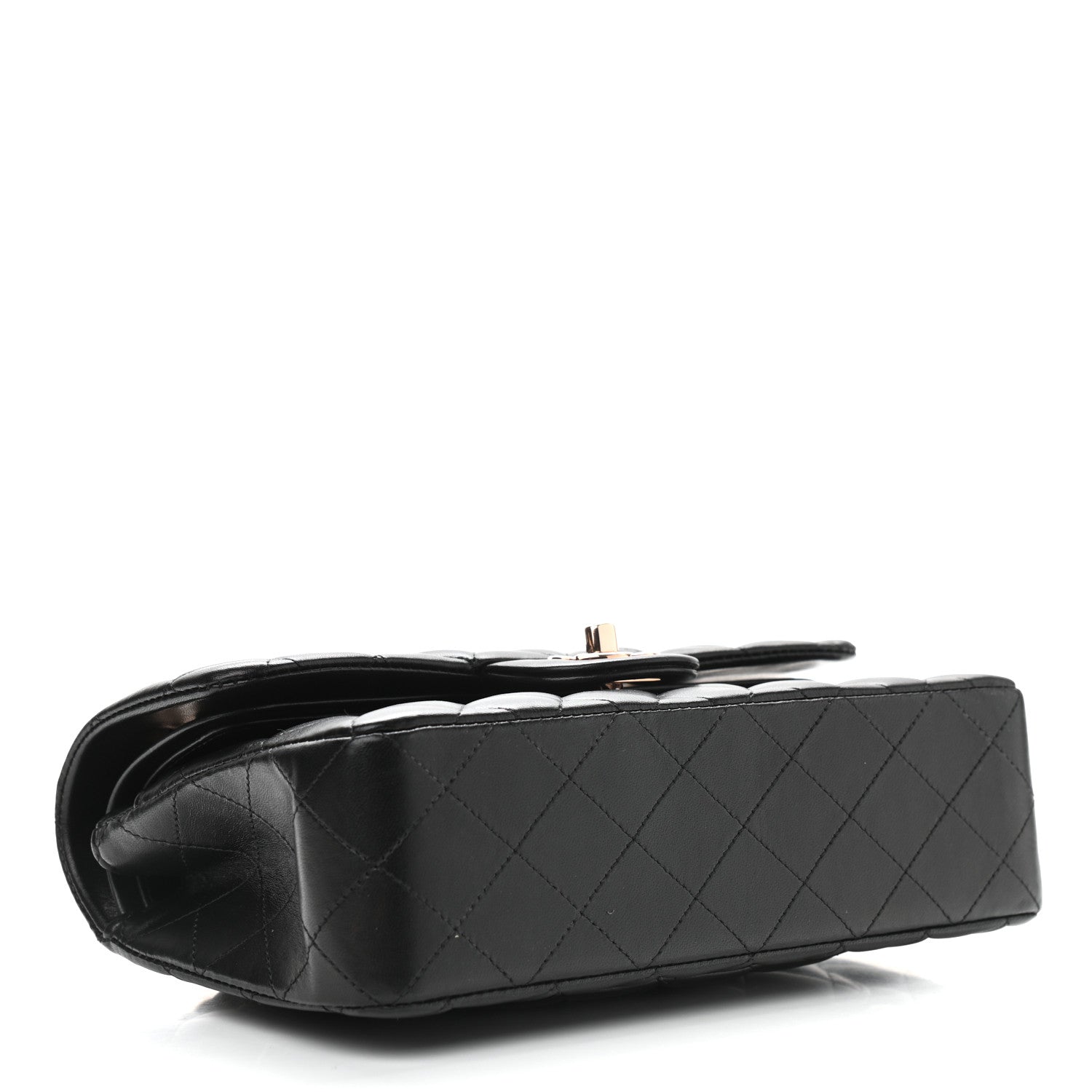 Chanel Lambskin Quilted Small Double Flap Black 1 of 10