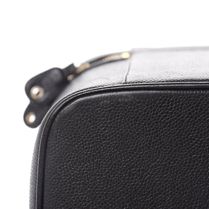 Chanel Caviar CC Vanity Train Case Black 10 of 17