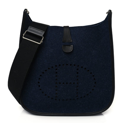 Hermes Feutre Evelyne III PM Bleu Nuit Black 1 of 9