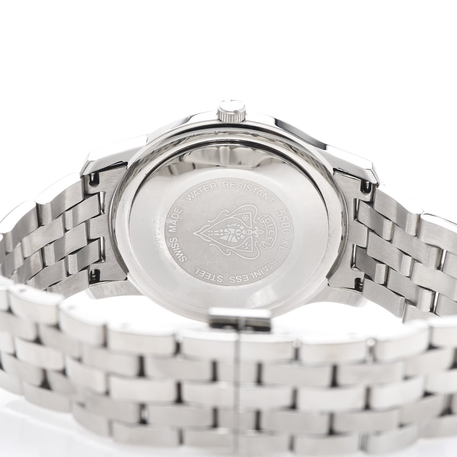 Gucci Stainless Steel 38mm 5500XL Quartz Watch Black 4 of 7