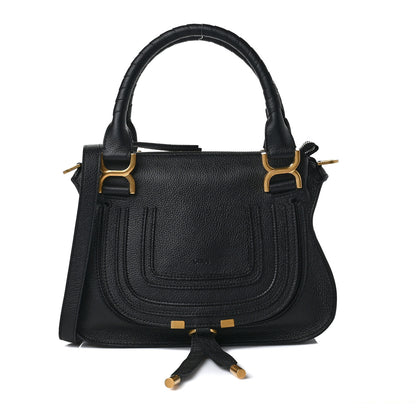 Chloe Calfskin Small Marcie Satchel Black 1 of 8