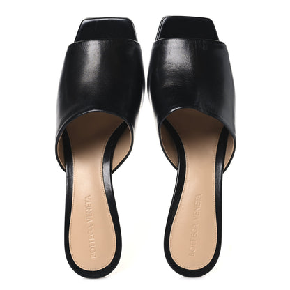 Bottega Veneta Lambskin Knot Mule Sandals 38.5 Black 2 of 8
