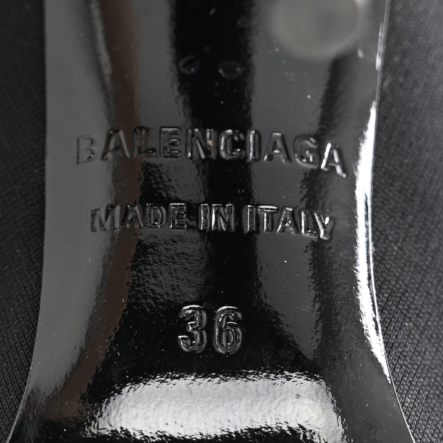 Jersey Crepe Extreme Pointed Toe Knife Booties 38 Black