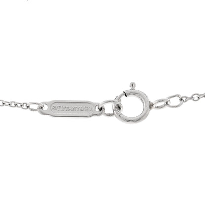 Tiffany Platinum Diamond .22ct Solitaire Pendant Necklace 4 of 4