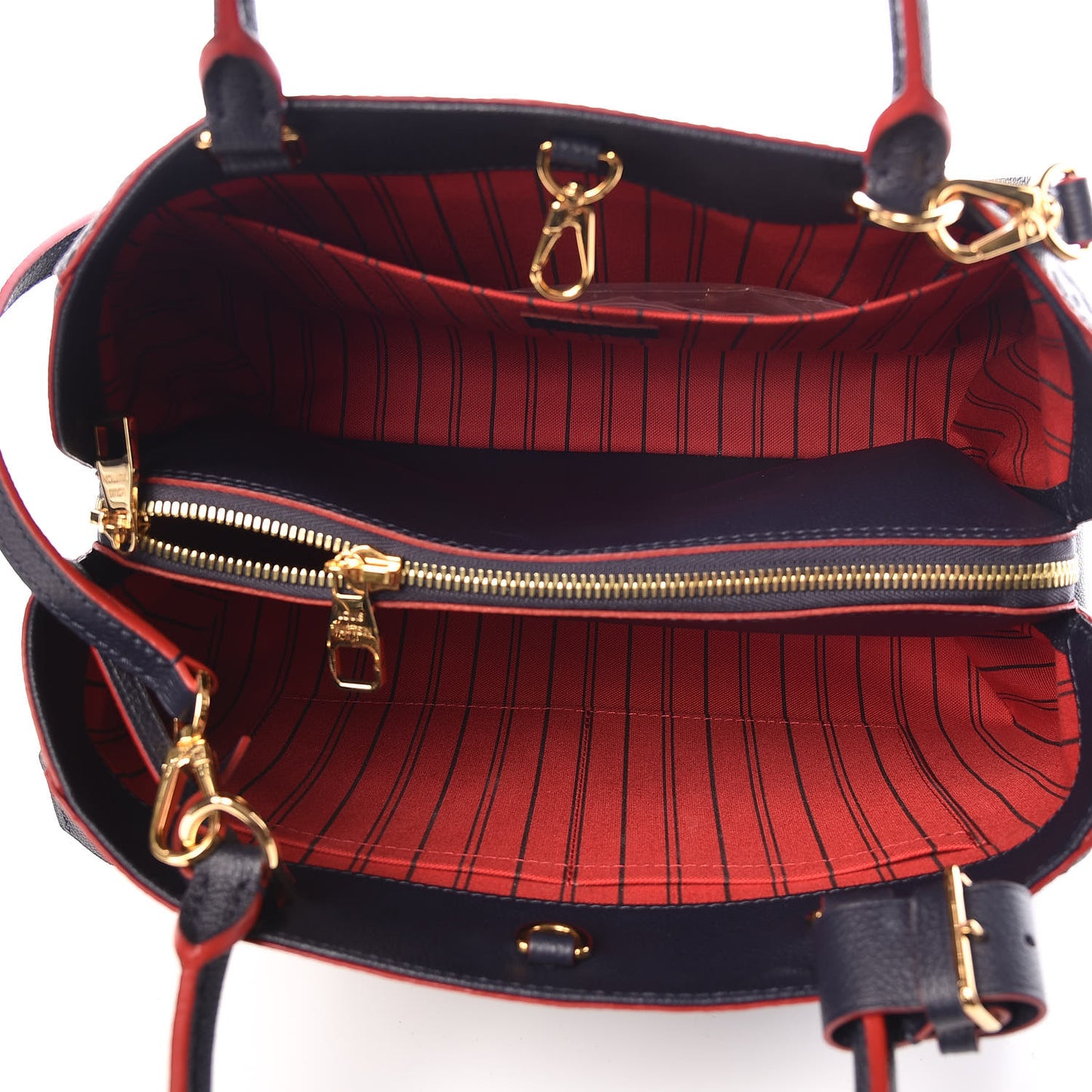 Empreinte Montaigne MM Marine Rouge