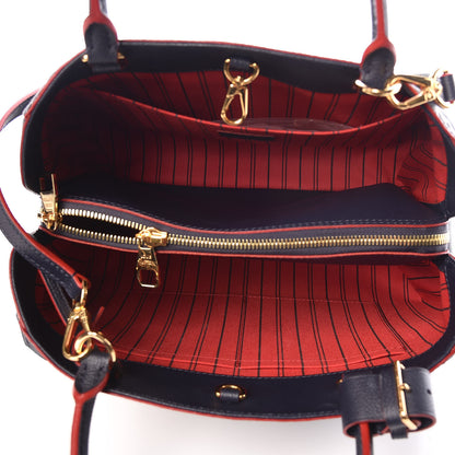 Louis Vuitton Empreinte Montaigne MM Marine Rouge 5 of 9