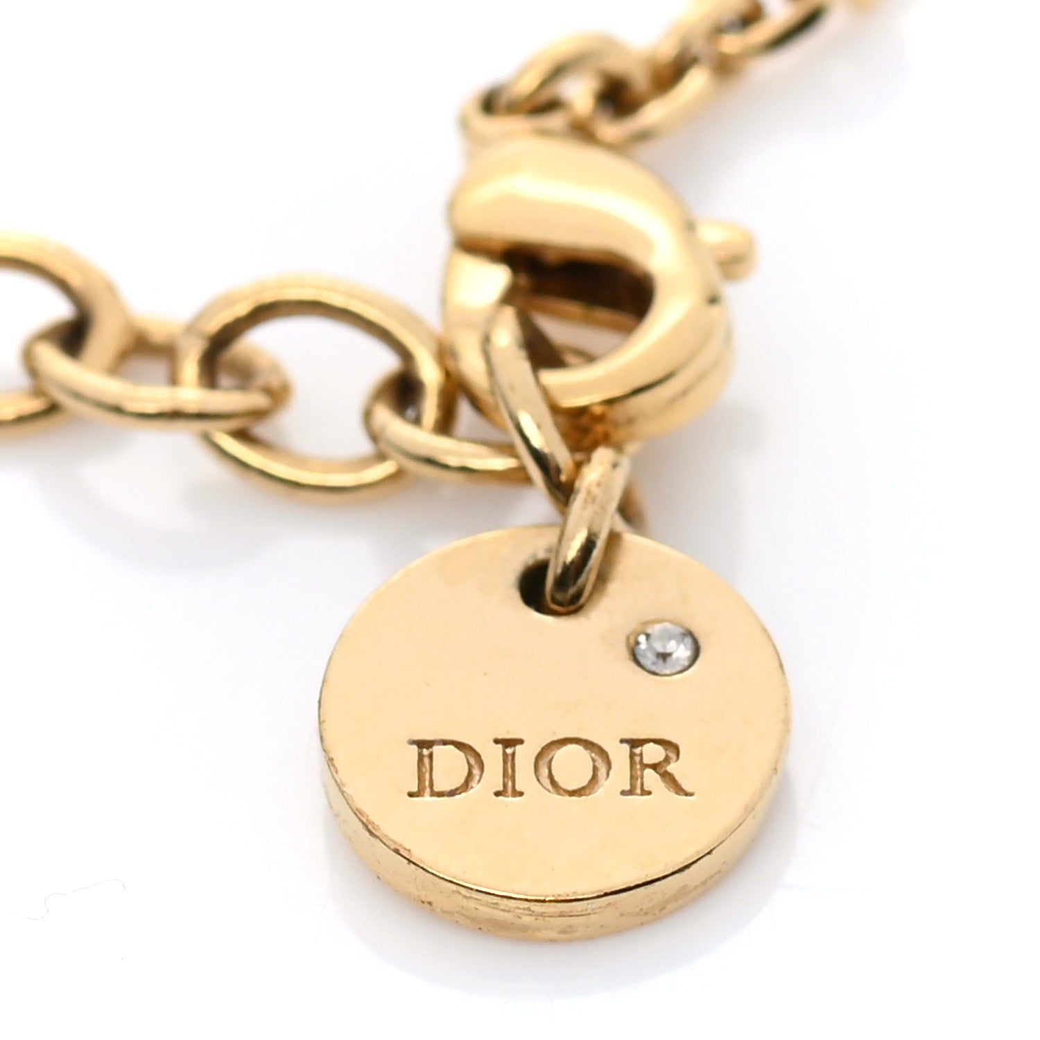 Christian Dior Pearl CD Bracelet Gold 4 of 4