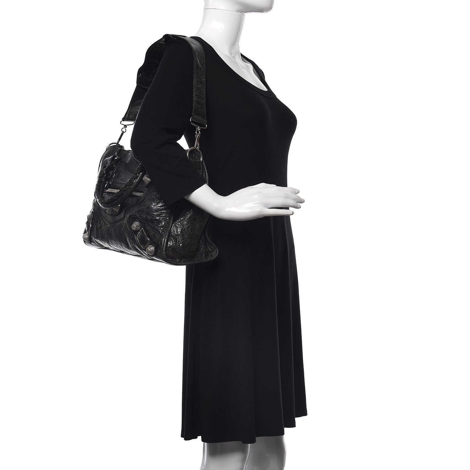 Balenciaga Agneau Giant 21 Silver Hardware City Black 2 of 15