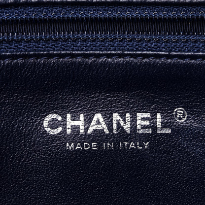 Chanel Lambskin Quilted Medium Camera Case Dark Navy Blue 6 of 11