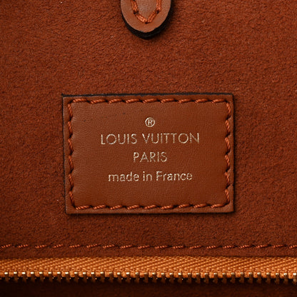 Louis Vuitton Calfskin Monogram Fold Tote PM Cerise Cream Black 6 of 10