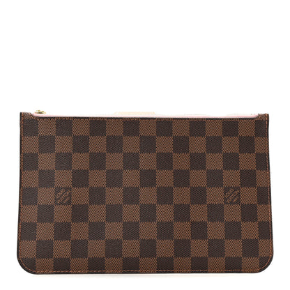 Louis Vuitton Damier Ebene Neverfull MM GM Pochette Rose Ballerine 1 of 6