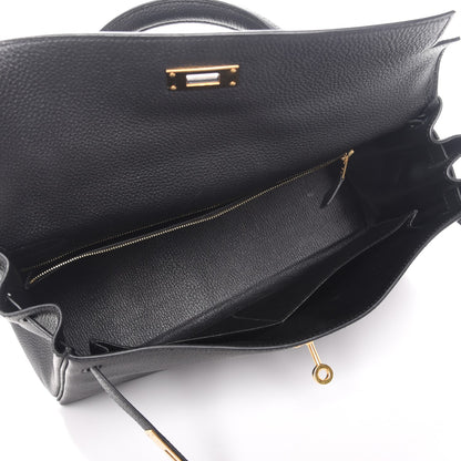 Hermes Togo Kelly Retourne 32 Black 5 of 8
