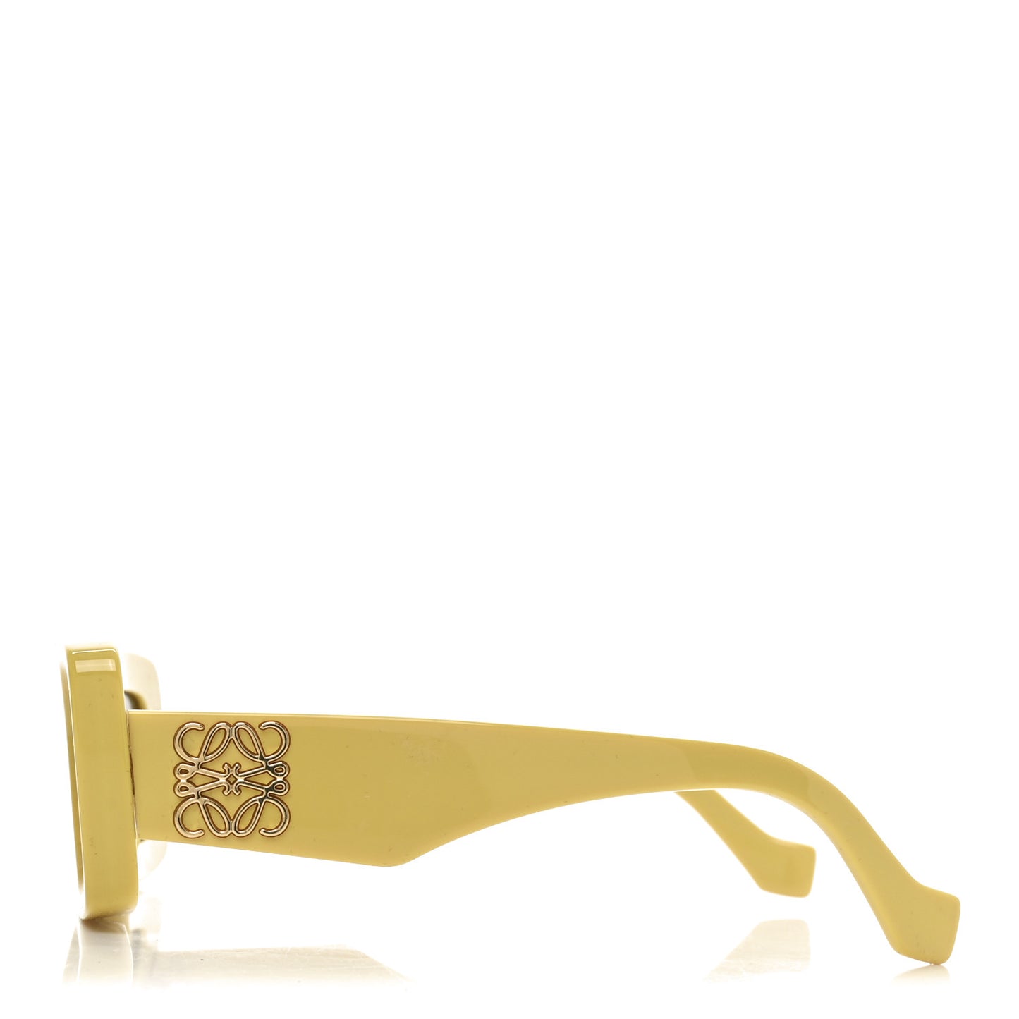 Acetate Anagram Rectangle Sunglasses LW40404I Yellow