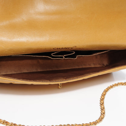 Chanel Lambskin East West Chocolate Bar Flap Beige 9 of 9