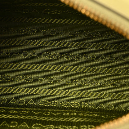 Prada Calfskin Triangle Pouch Shoulder Bag Pistachio Green 5 of 9