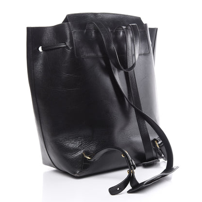 Mansur Gavriel Vegetable Tanned Calfskin Backpack Black 3 of 30