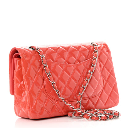 Chanel Patent Quilted Medium Double Flap Pink 3 of 21