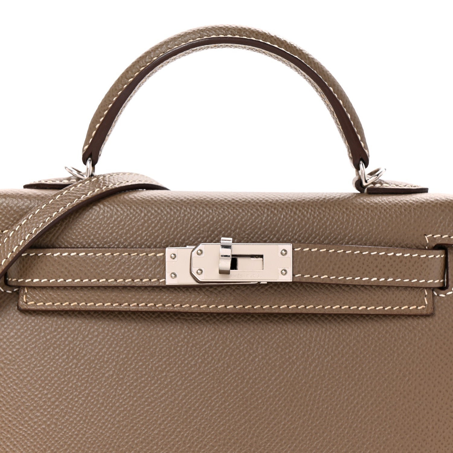 Hermes Epsom Mini Kelly Sellier 20 Etoupe 14 of 25