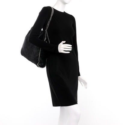 Stella McCartney Shaggy Deer Small Falabella Tote Black 2 of 8