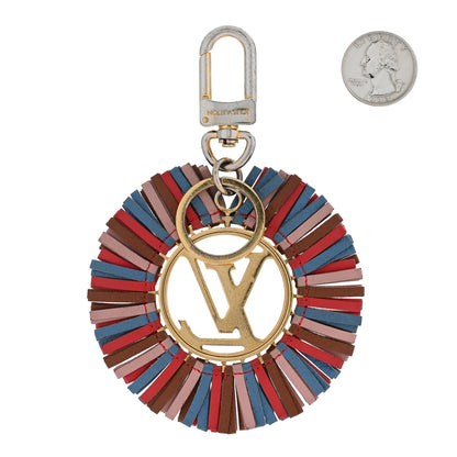 Louis Vuitton LOUIS VUITTON LV Fringe Bag Charm Key Holder Multicolor 2 of 3