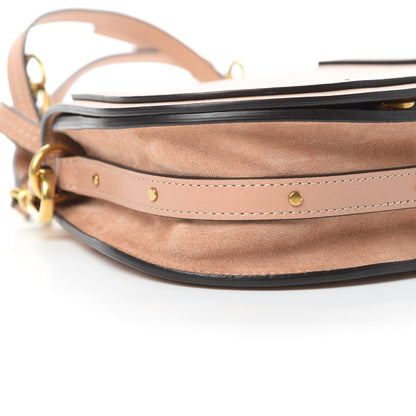 Chloe Calfskin Suede Small Nile Bracelet Bag Biscotti Beige 9 of 10