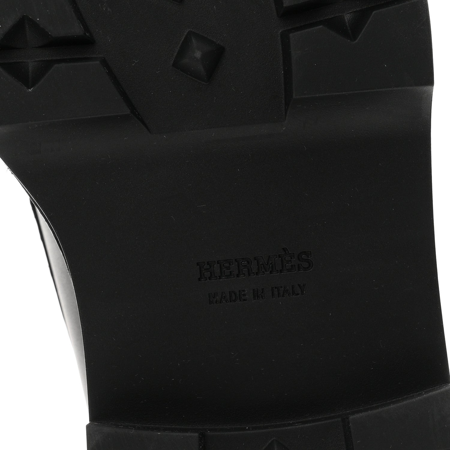 Hermes Calfskin First Derby Shoes 38 Black 7 of 10