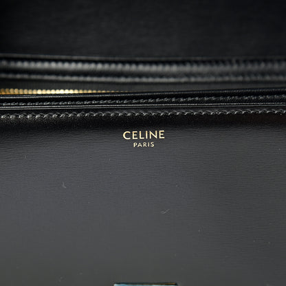 Celine Shiny Calfskin Medium Triomphe Black 5 of 11