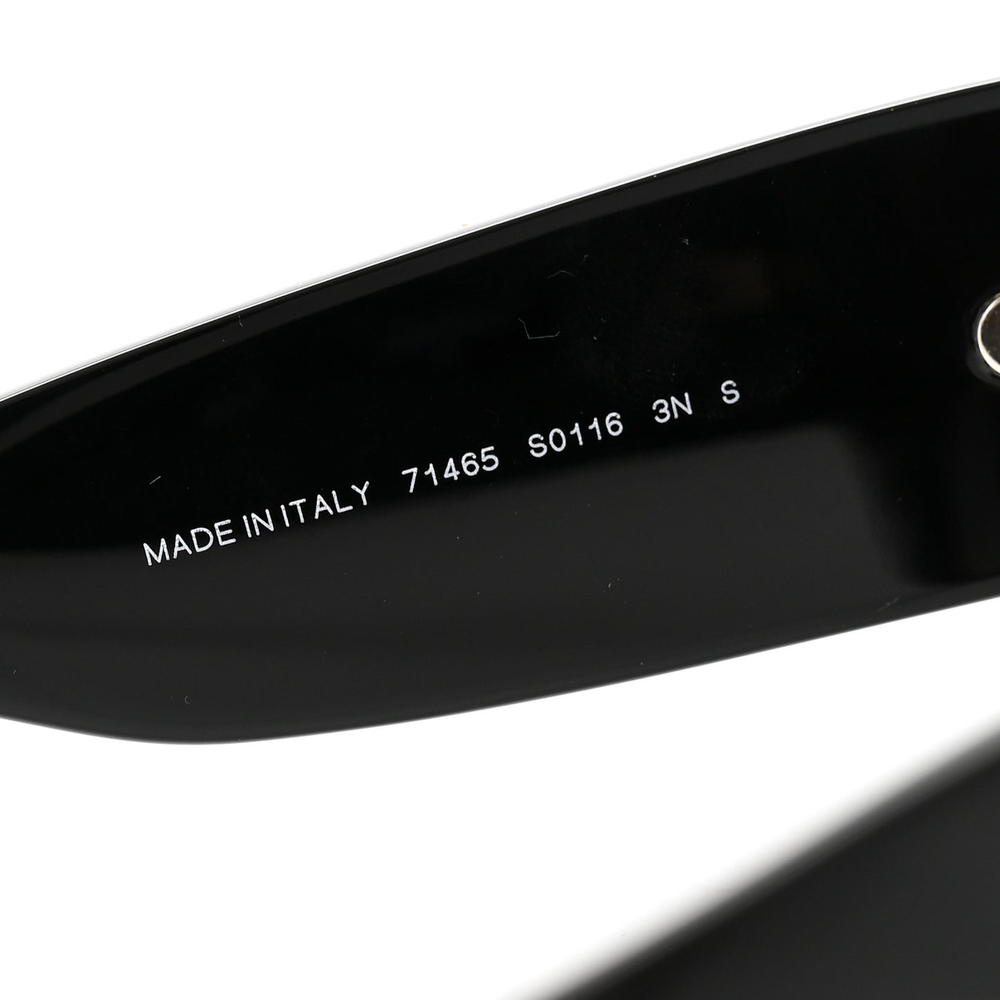 Acetate Quilted CC Pilot Sunglasses 71465 Black