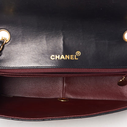 Chanel Lambskin Quilted Medium Single Flap Black 7 of 10