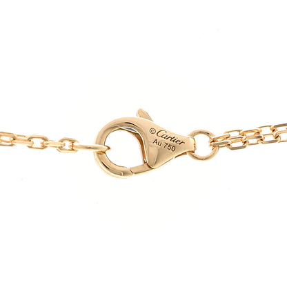 Cartier 18K Yellow Gold 2 Diamond LOVE Necklace 4 of 5