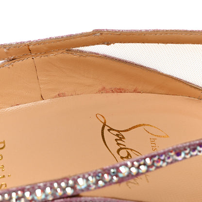 Christian Louboutin Crystal Strass Camilla 100 Pumps 37 Aurora Borea 12 of 21