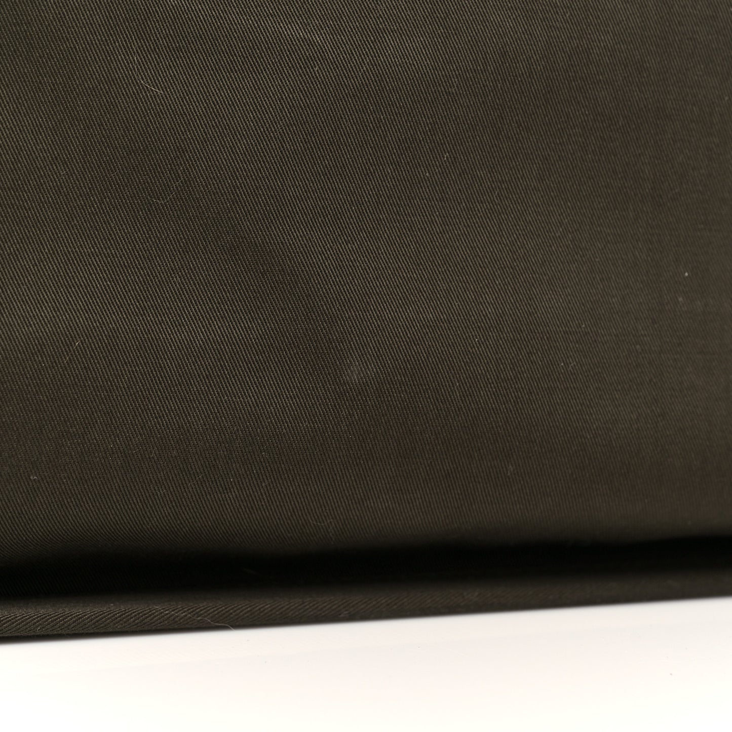 Linen Calfskin Rive Gauche Tote Khaki