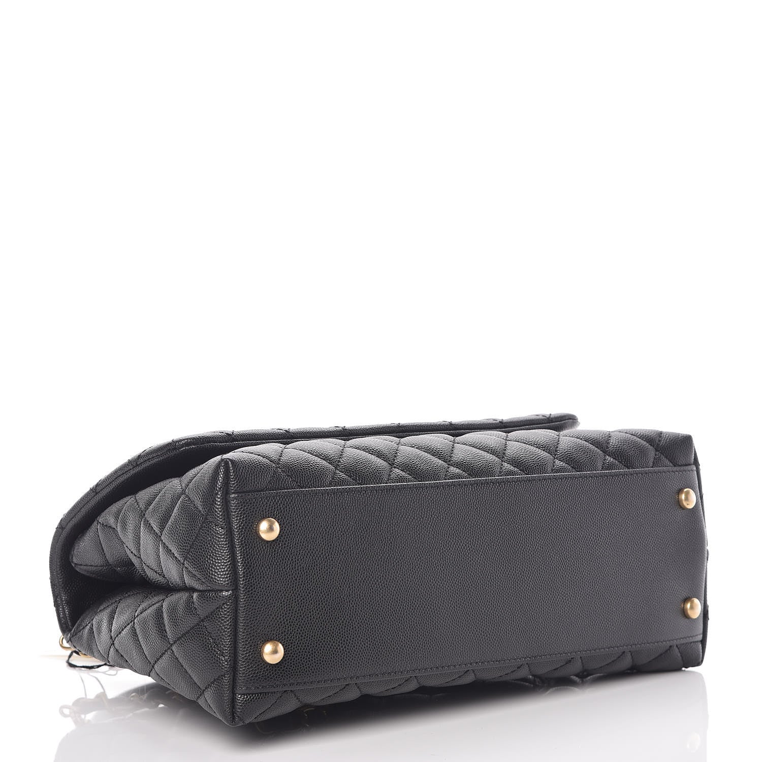 Chanel Caviar Quilted Small Coco Handle Flap Black 5 of 11