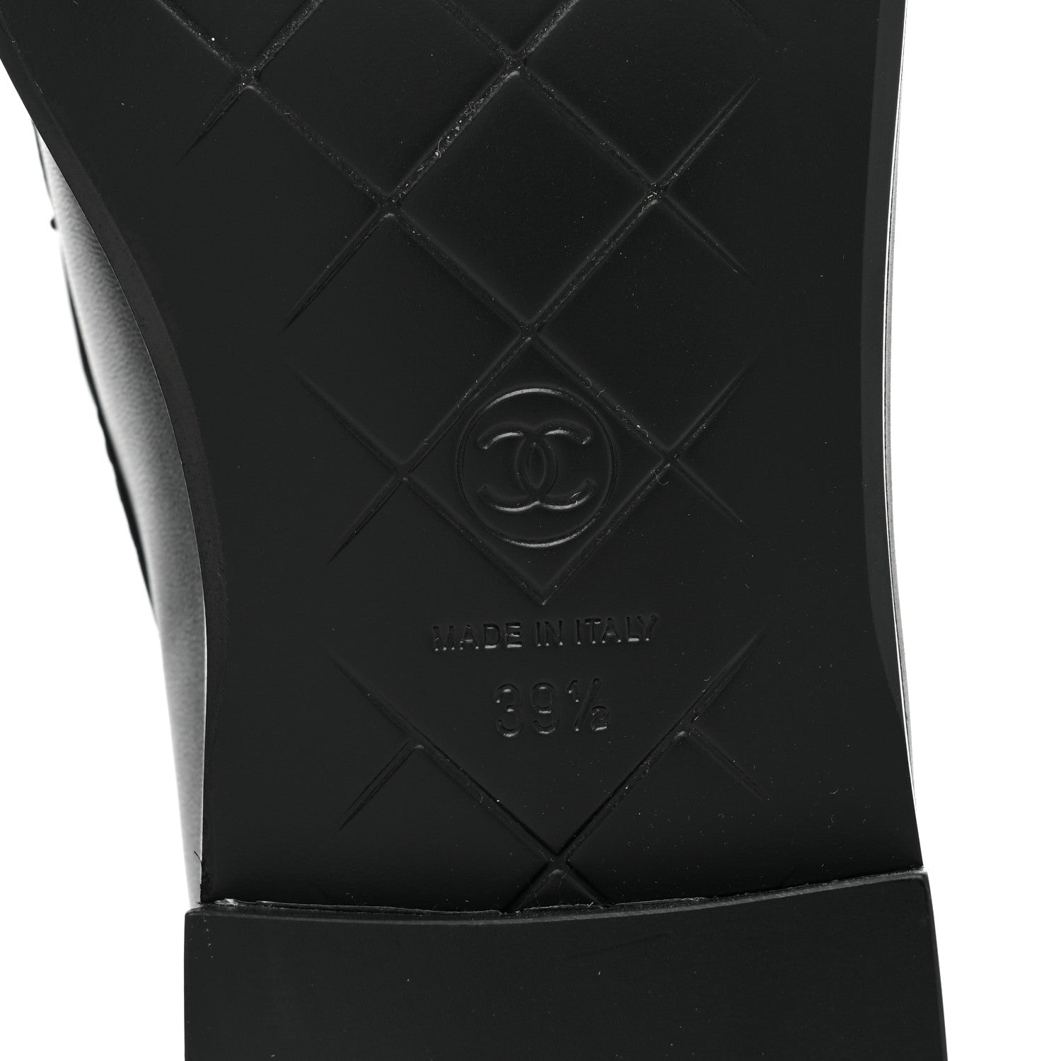 Chanel Lambskin Quilted CC Turnlock Loafers 39.5 Black 6 of 11