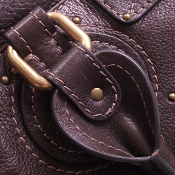 Chloe Leather Paddington LargeTote Brown 9 of 17