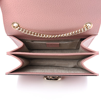 Gucci Dollar Calfskin Small Interlocking G Shoulder Bag Soft Pink 4 of 8