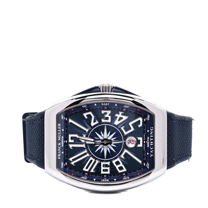 Franck Muller Stainless Steel Fabric Rubber 41mm Vanguard Yachting Automatic Watch Blue V41SCDTACBL 2 of 9