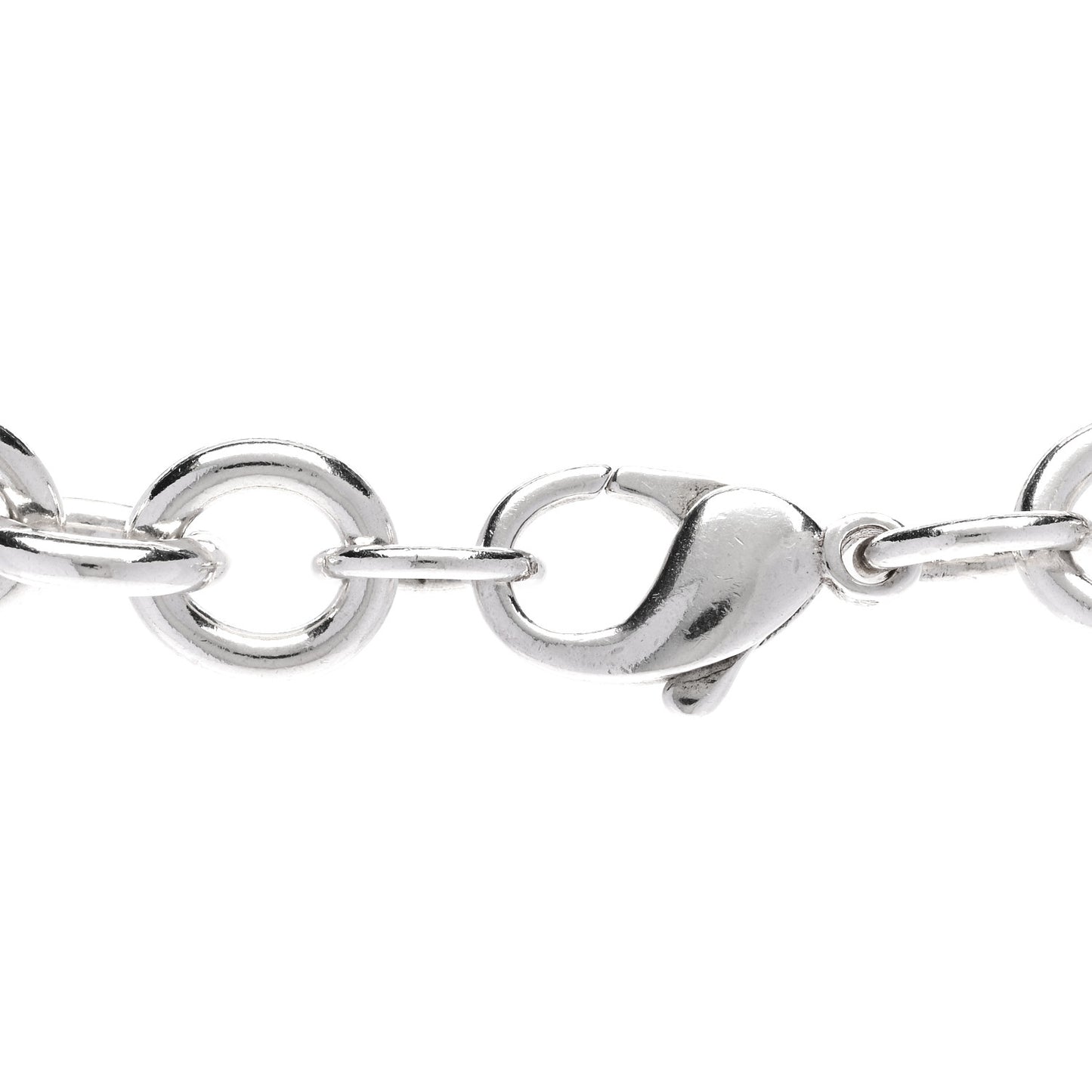 Sterling Silver Heart Tag Pendant Necklace
