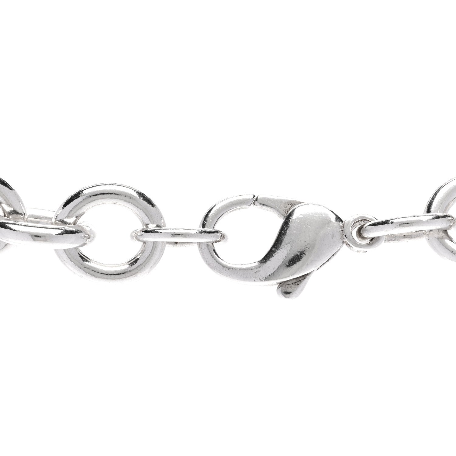 Tiffany Sterling Silver Heart Tag Pendant Necklace 5 of 5