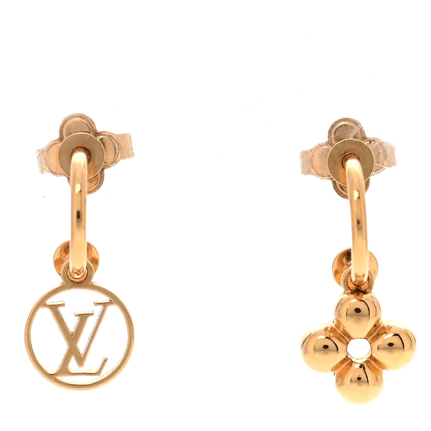 Brass Blooming Earrings Gold