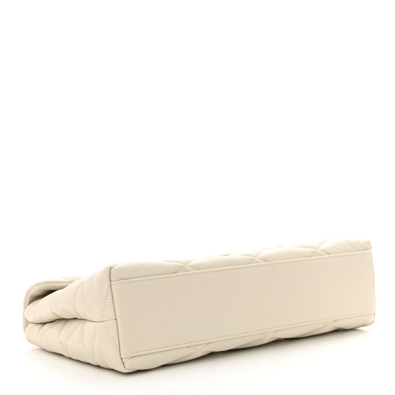 Saint Laurent Lambskin Quilted Sade Puffer Envelope Clutch 7 of 9