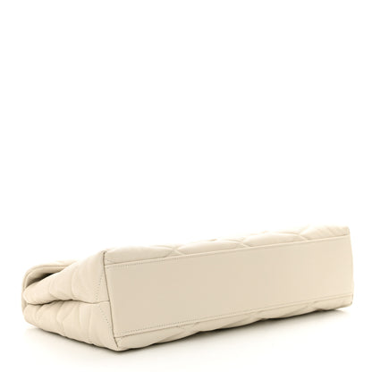 Saint Laurent Lambskin Quilted Sade Puffer Envelope Clutch 7 of 9