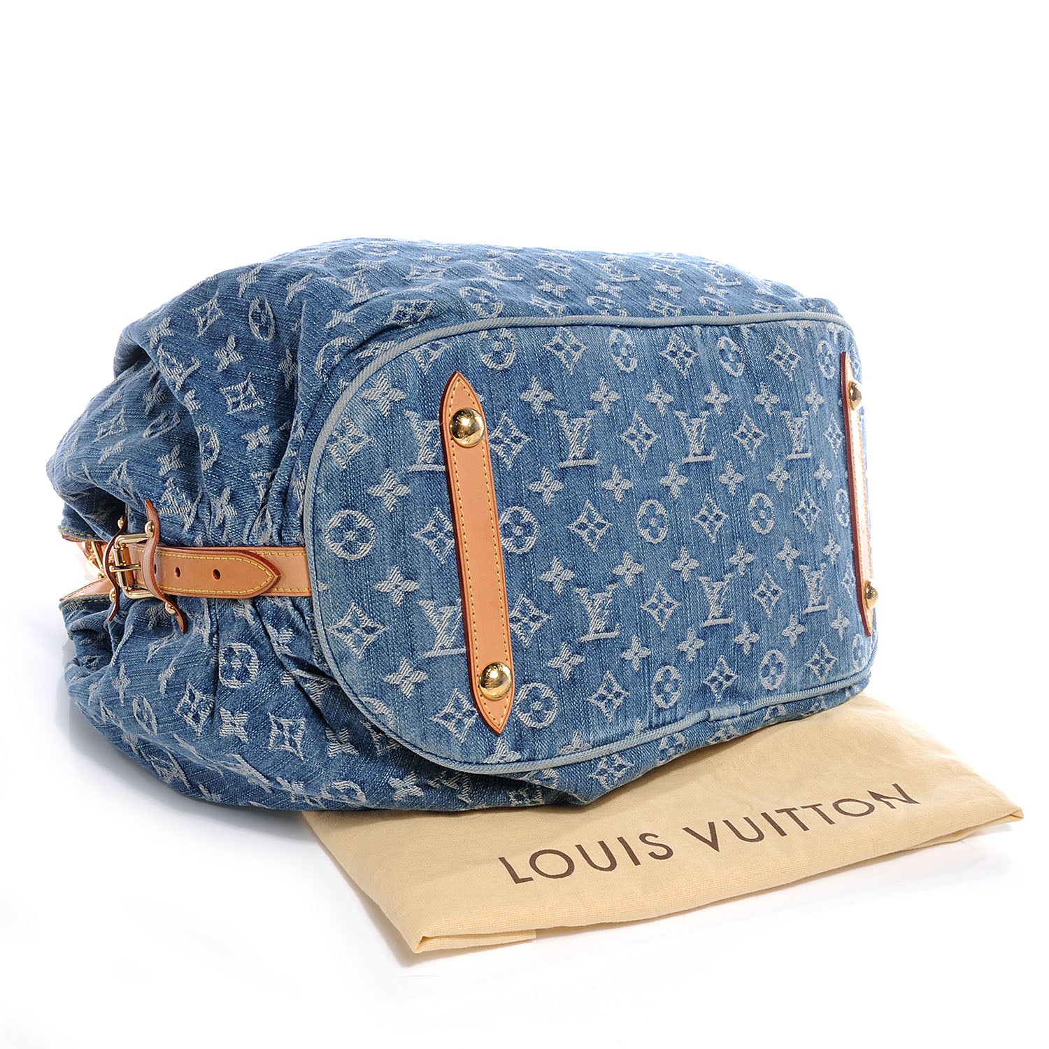 Louis Vuitton Denim Mahina XL Blue 4 of 6