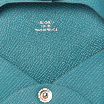 Hermes Epsom Bastia Coin Purse Bleu Paon 5 of 7