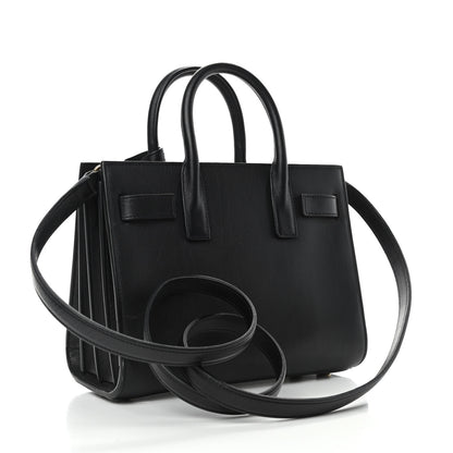 Saint Laurent Calfskin Nano Sac de Jour Black 3 of 9