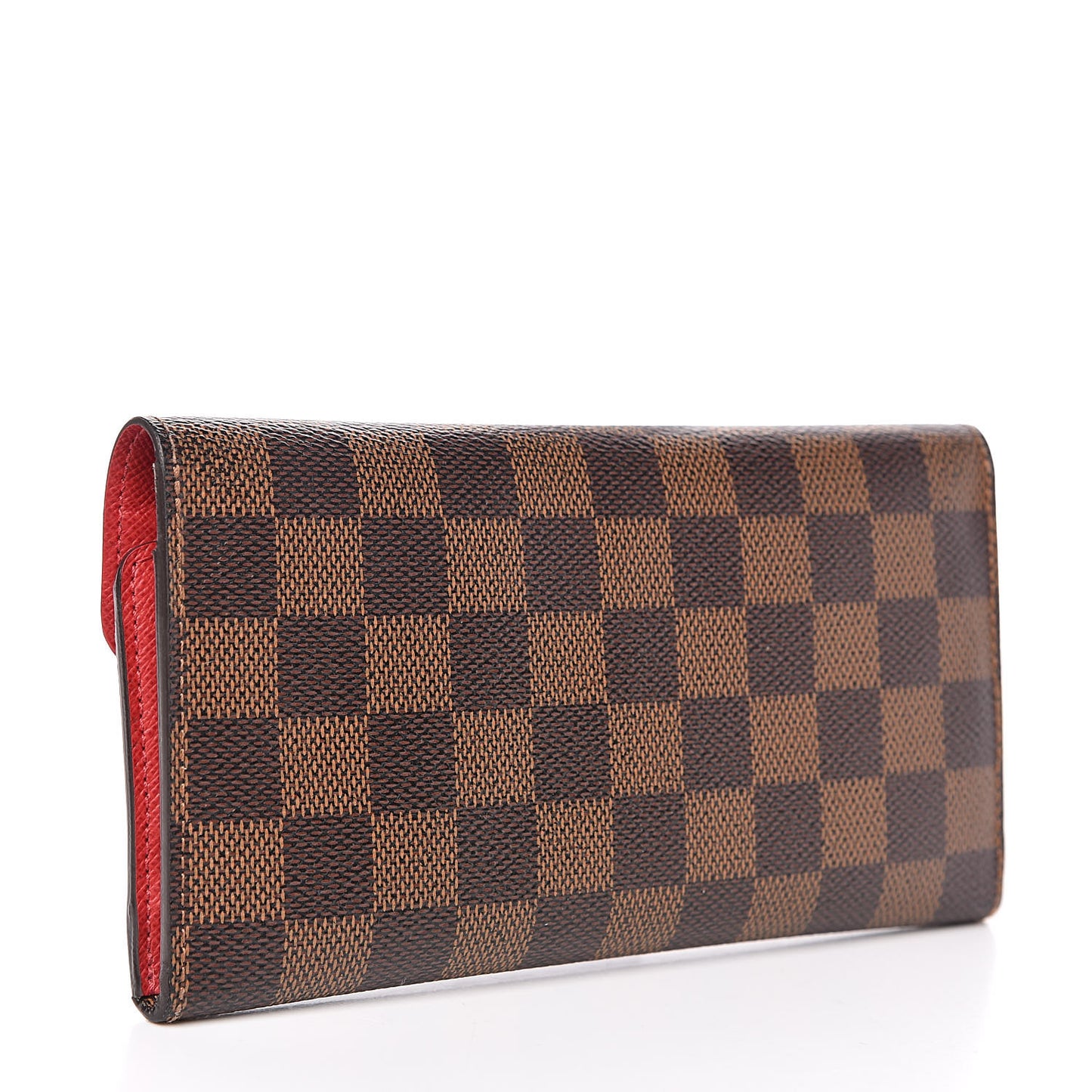 Damier Ebene Josephine Wallet Red